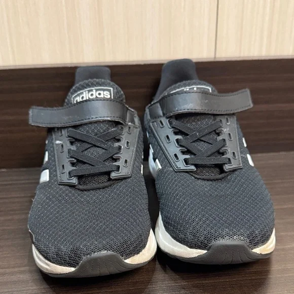 Adidas Kids Black and White Sneakers - Picture 3 of 5